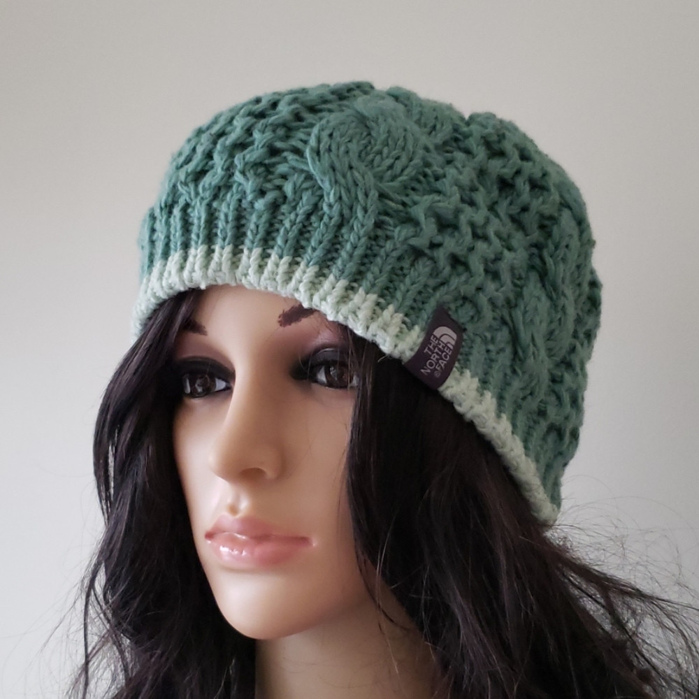 The North face fleece Lined Turquoise Beanie